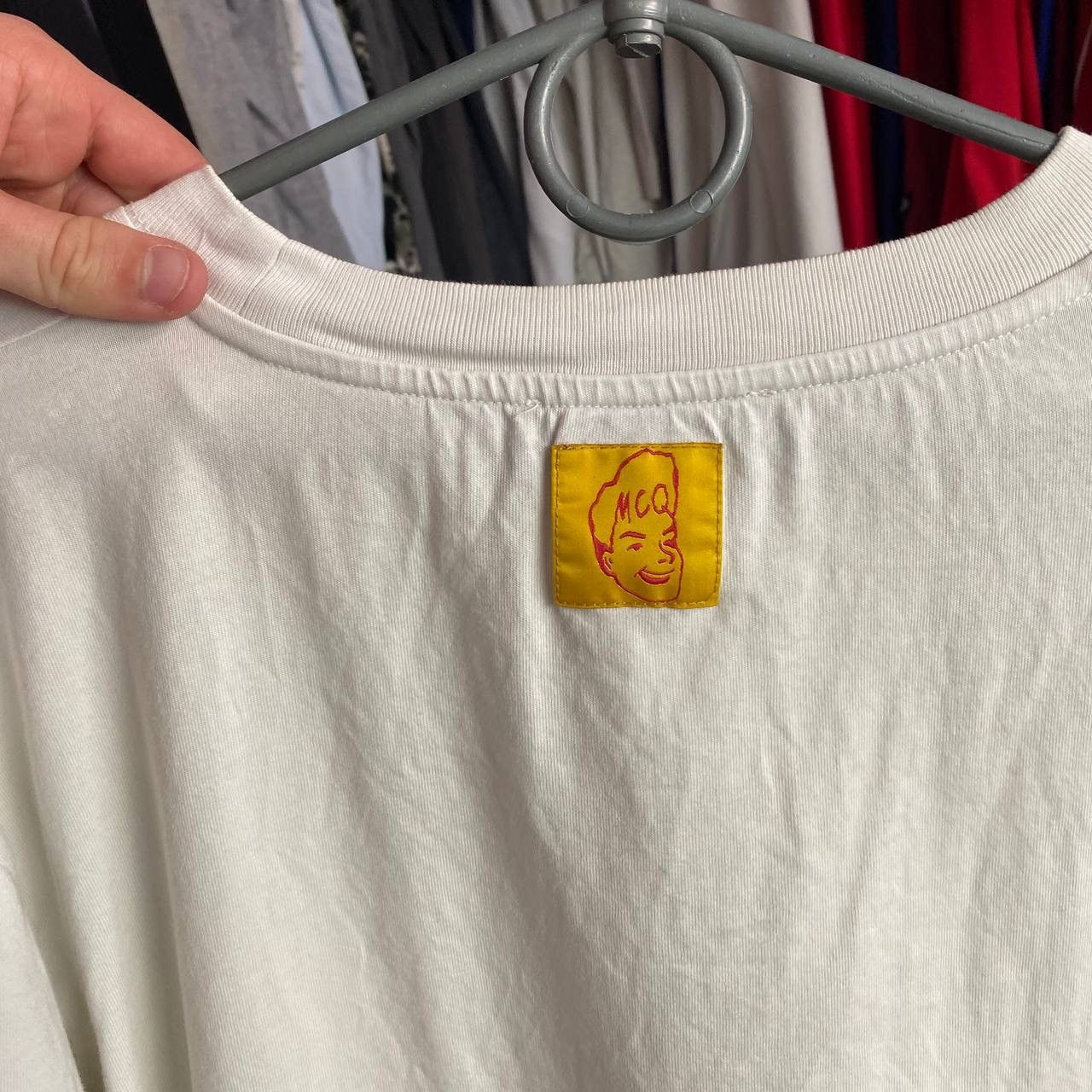Alexander McQueen × MCQ Luxury Alexander McQueen MCQ big logo designer tee Size US XL / EU 56 / 4 - 8 Thumbnail