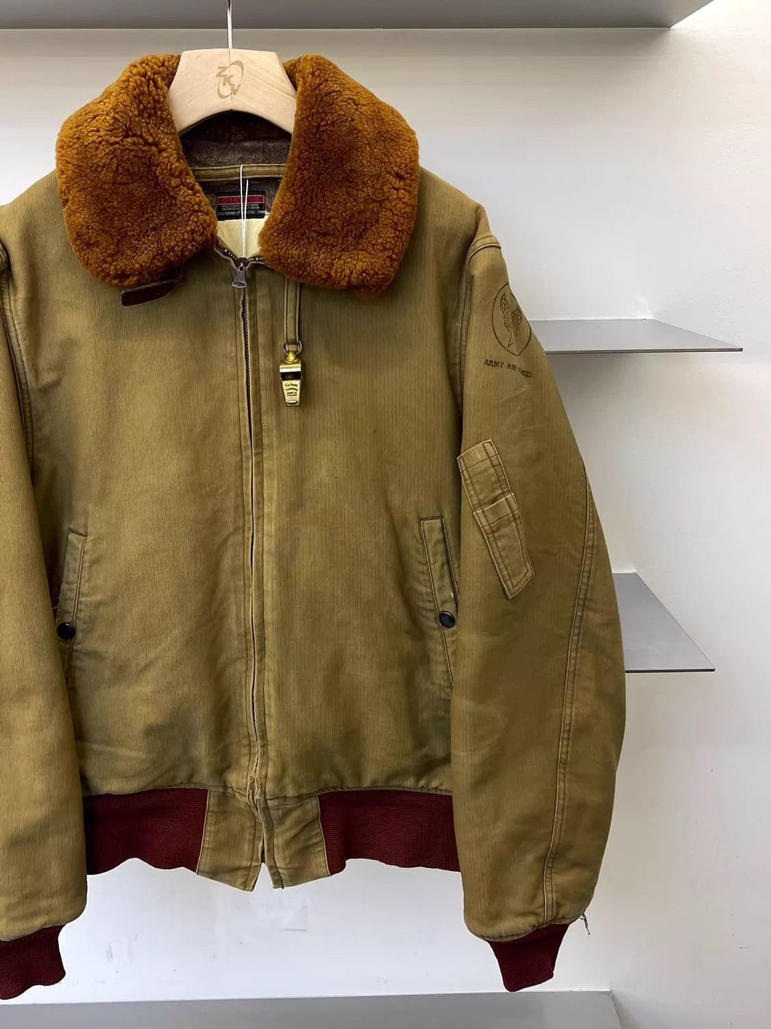 Buzz Rickson's Buzz Rickson’s BRKLYN Flight Jkt Shearling Distressed Tan M Size US M / EU 48-50 / 2 - 3 Thumbnail