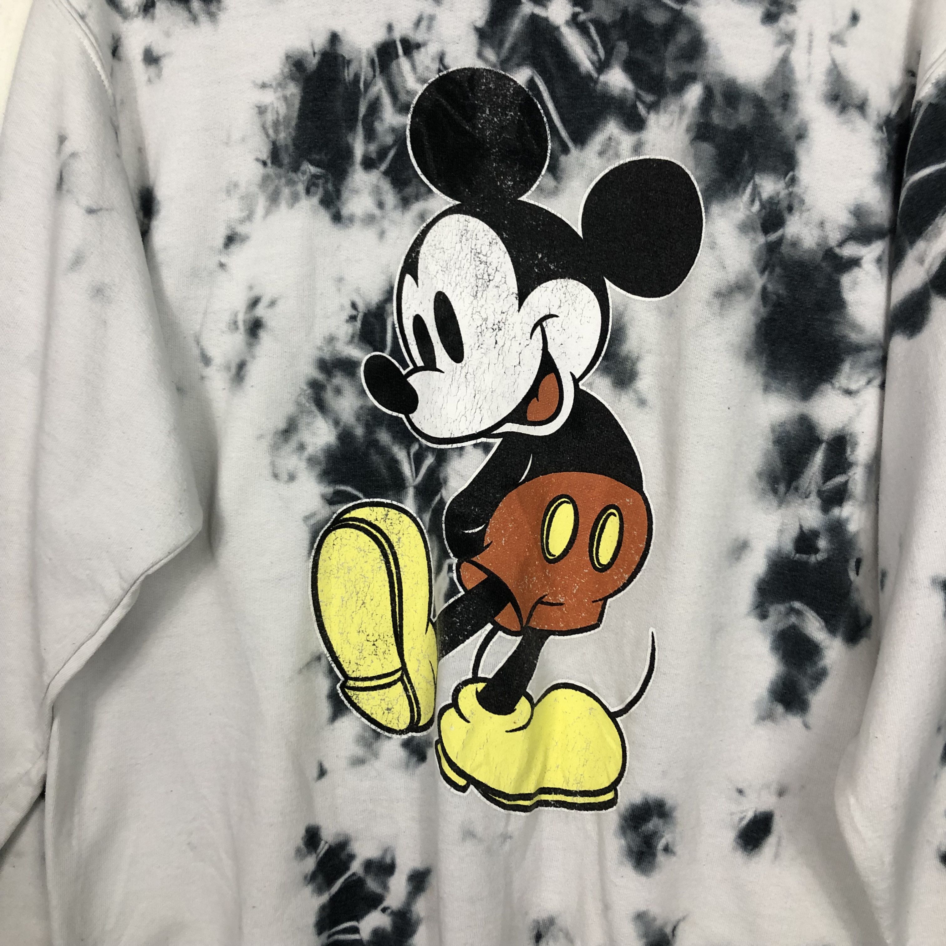 Japanese Brand 📌Vintage Sweatshirt Disney Mickey Mouse Acid Wash Big Logo Size US M / EU 48-50 / 2 - 13 Thumbnail