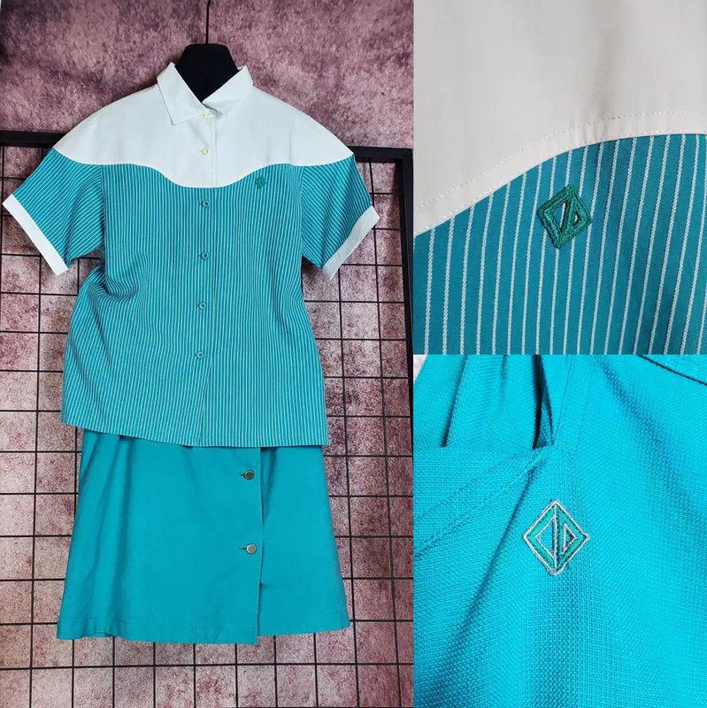 Dior Dior Blue Cotton Embroidered Striped T-Shirt 0089 Size S / US 4 / IT 40 - 1 Thumbnail