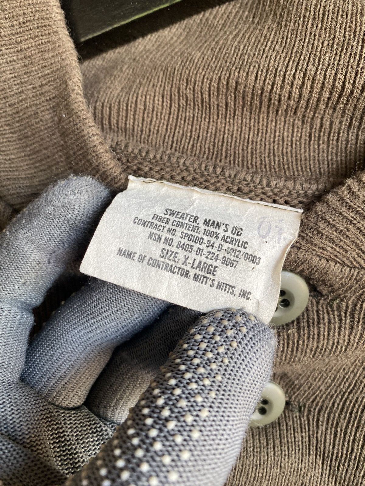 Vintage Vintage OG Military Pullover Sweater - Mitt’s Mitts Inc. Size US XL / EU 56 / 4 - 8 Thumbnail