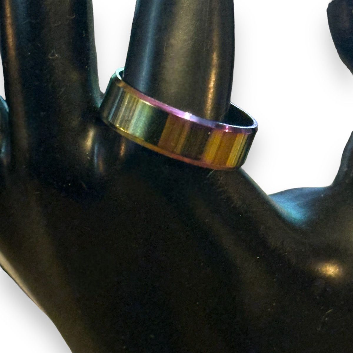 Other Men’s iridescent rainbow ring Size ONE SIZE - 2 Thumbnail