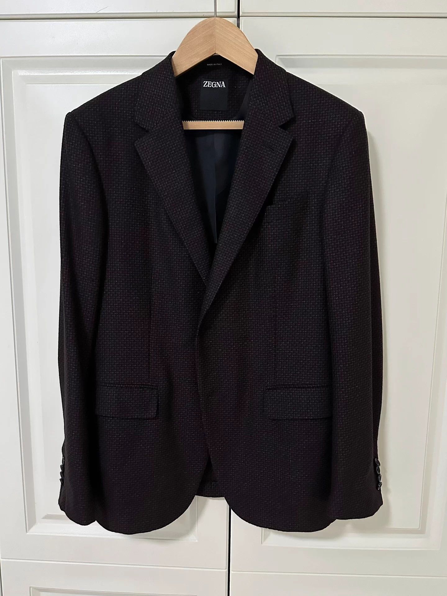 Ermenegildo Zegna ZEGNA Big Logo New Cashmere-Linen Suit 52 Italy Size 52R - 1 Thumbnail