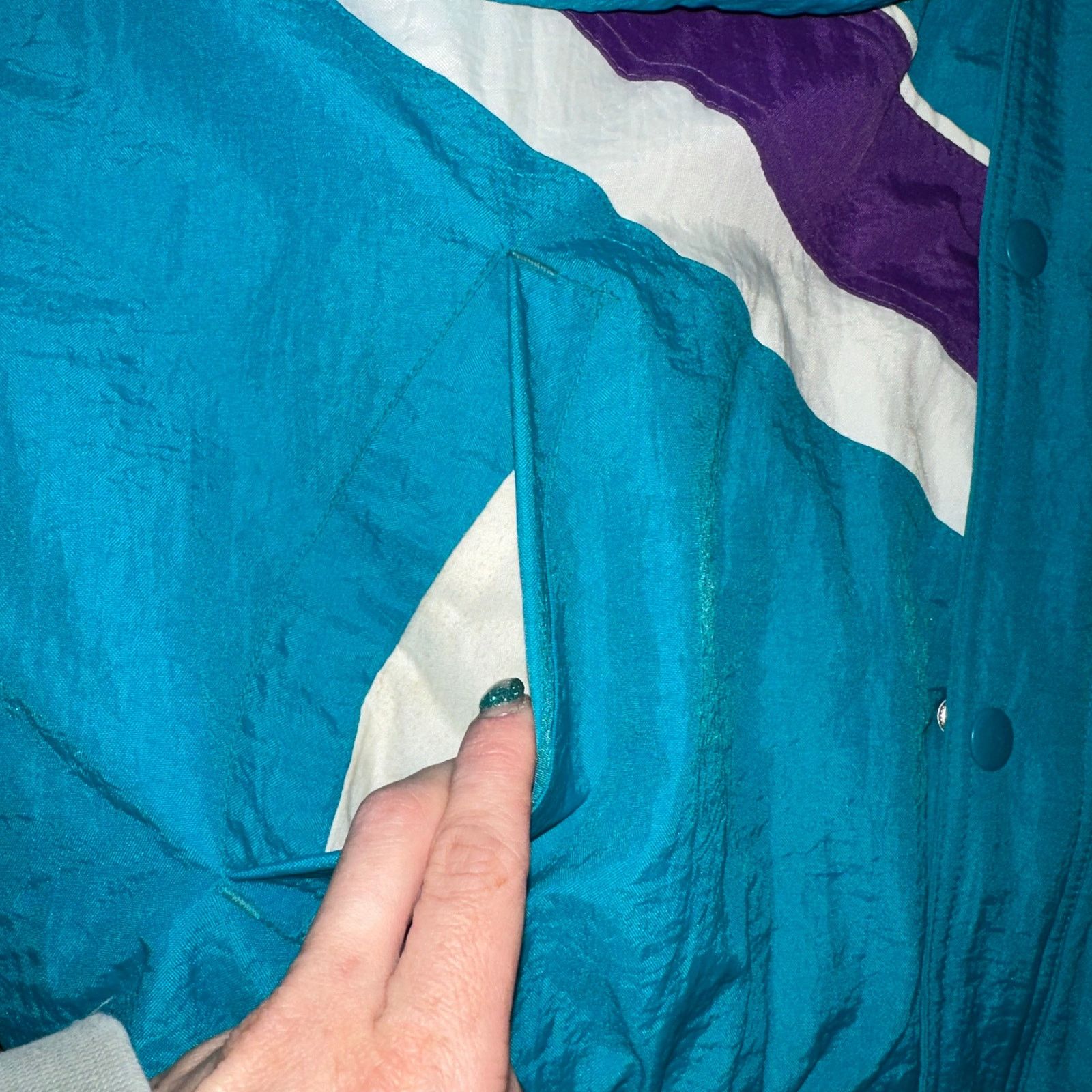 NBA × Starter Vintage 90s Starter Charlotte Hornets Full Zip Jacket NBA XL Size US XL / EU 56 / 4 - 15 Thumbnail