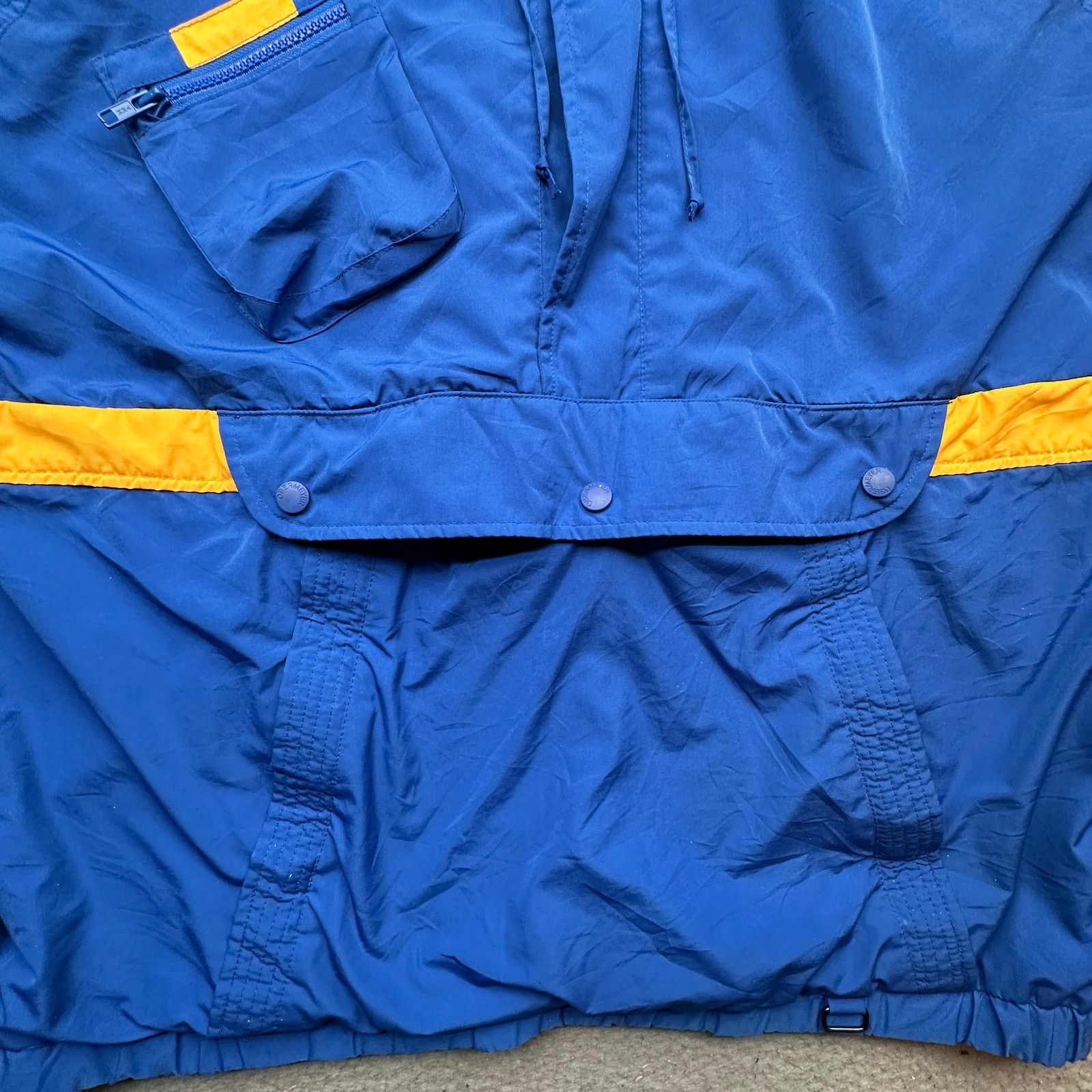 Obermeyer VTG Obermeyer 1/2 Zip Anorak Windbreaker Jacket Men XL Blue Size US XL / EU 56 / 4 - 15 Thumbnail