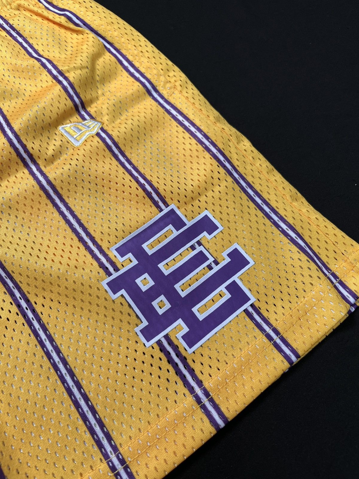 Eric Emanuel × NBA × New Era Rare Eric Emanuel New Era NBA Los Angeles Lakers Shorts M Size US 30 / EU 46 - 4 Thumbnail