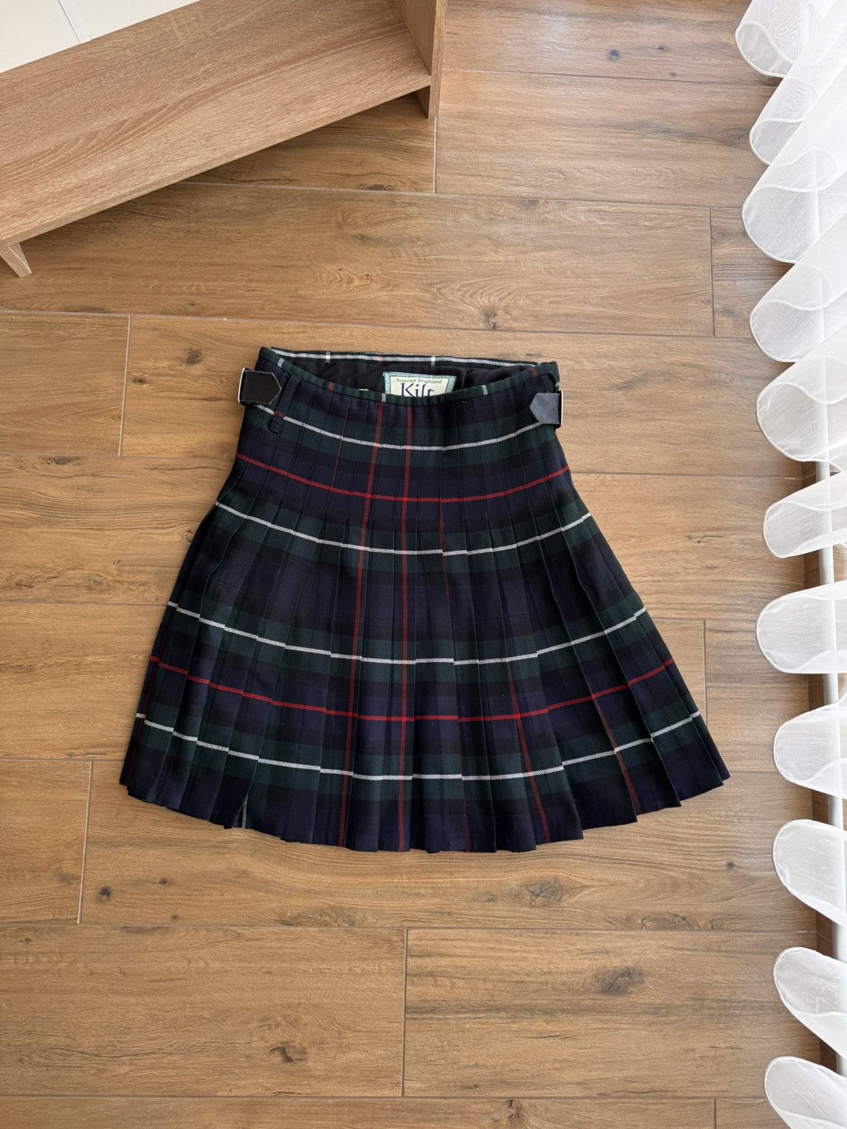 Vintage Scottish Highland House of Kilt Woven Tartan Kilt