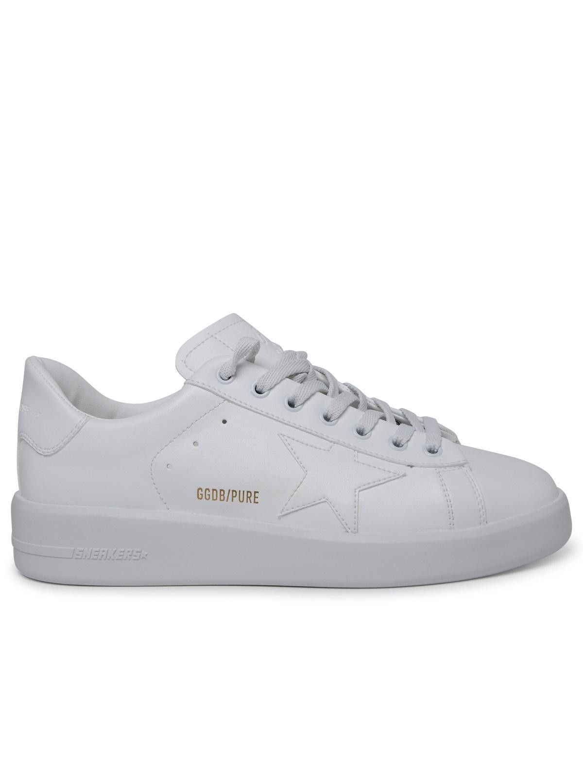 Golden Goose GOLDEN GOOSE Purestar Sneakers In White Vegan Leather Size US 13 / EU 46 - 1 Thumbnail
