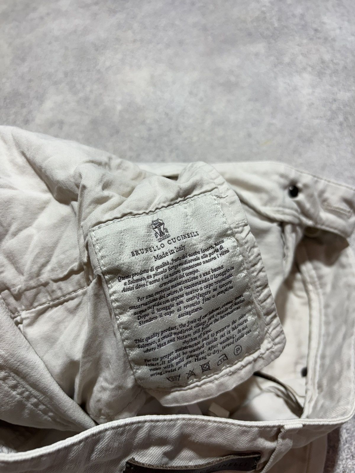 Brunello Cucinelli Brunello Cucinelli White Leg Jeans Trousers Low Waist IT46 Size 32" / US 10 / IT 46 - 11 Thumbnail