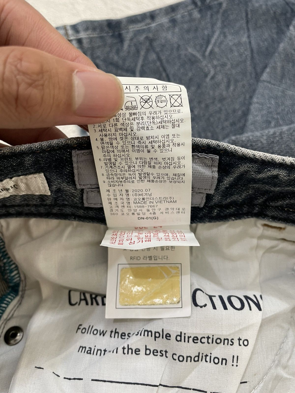 Japanese Brand 2000s GGIO Archival Denim Heavy Faded Y2K Straight fit Size US 31 - 7 Thumbnail
