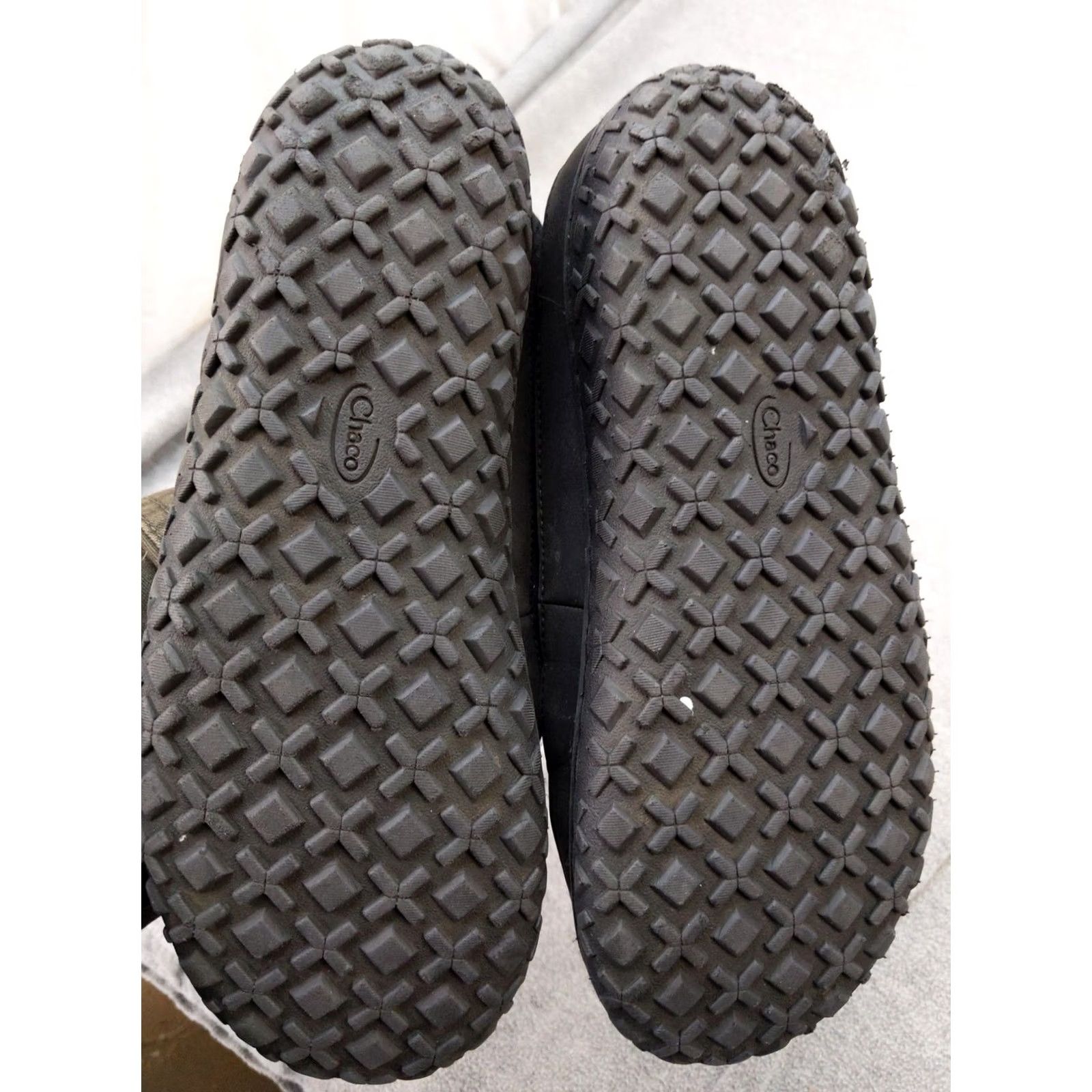 Chaco Chaco Womens Bootie Slipper Black Quilted Lined Flat Knit Winter Slipper Bootie 9 US 40 EU 7 UK Folding Drawstring Size M / US 6-8 / IT 42-44 - 4 Thumbnail