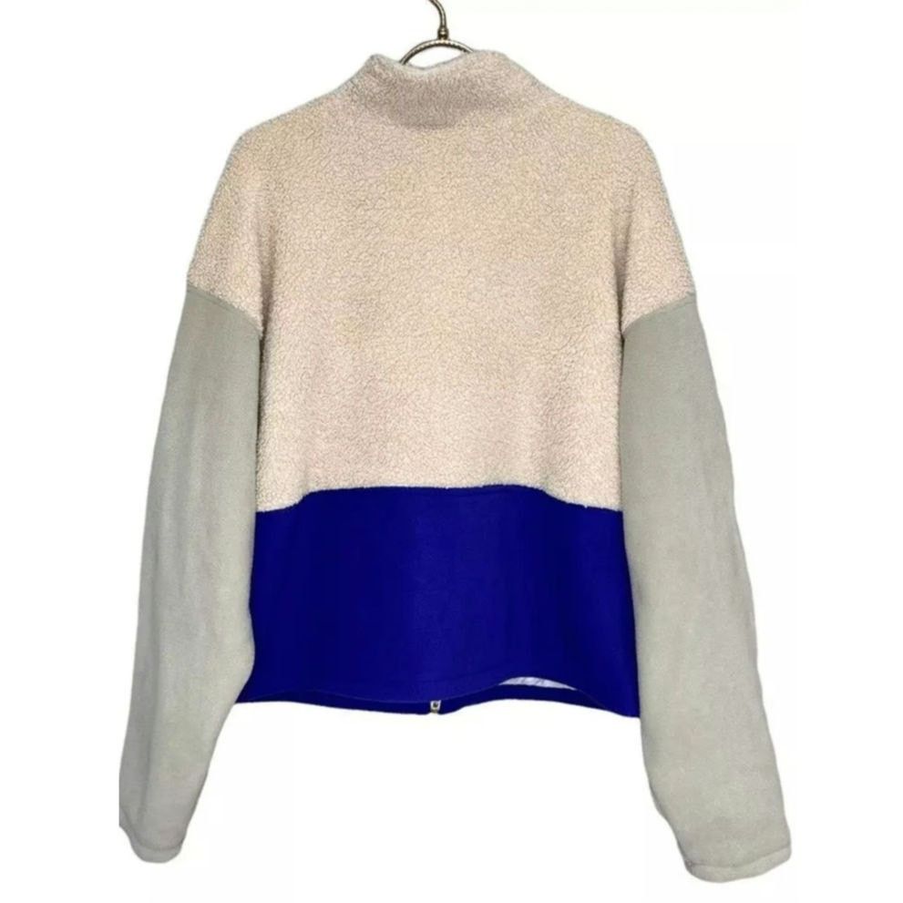 Anthropologie New Anthropologie DONNI Colorblocked Sherpa Jacket $324 XL Size XL / US 12-14 / IT 48-50 - 7 Thumbnail
