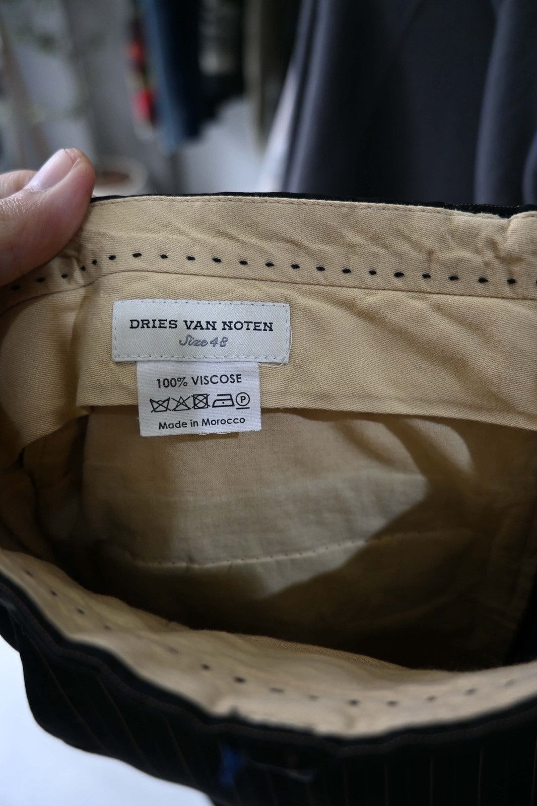 Dries Van Noten Dries Van Noten SS2015 wide leg viscose trousers Size US 32 / EU 48 - 6 Thumbnail