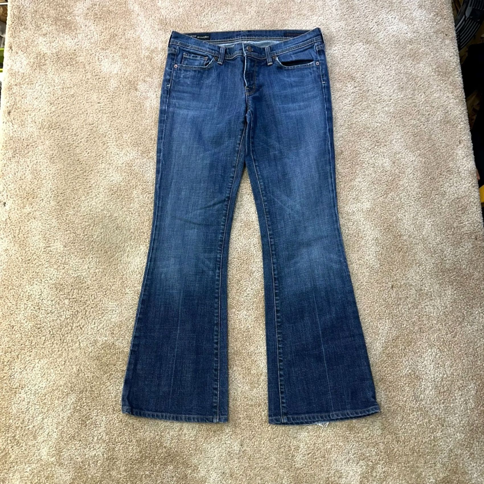 Citizens Of Humanity VINTAGE Citizens of Humanity Ingrid Flare Jeans Women 31 Blue Denim Size 24" / US 00 / IT 34 - 2 Thumbnail
