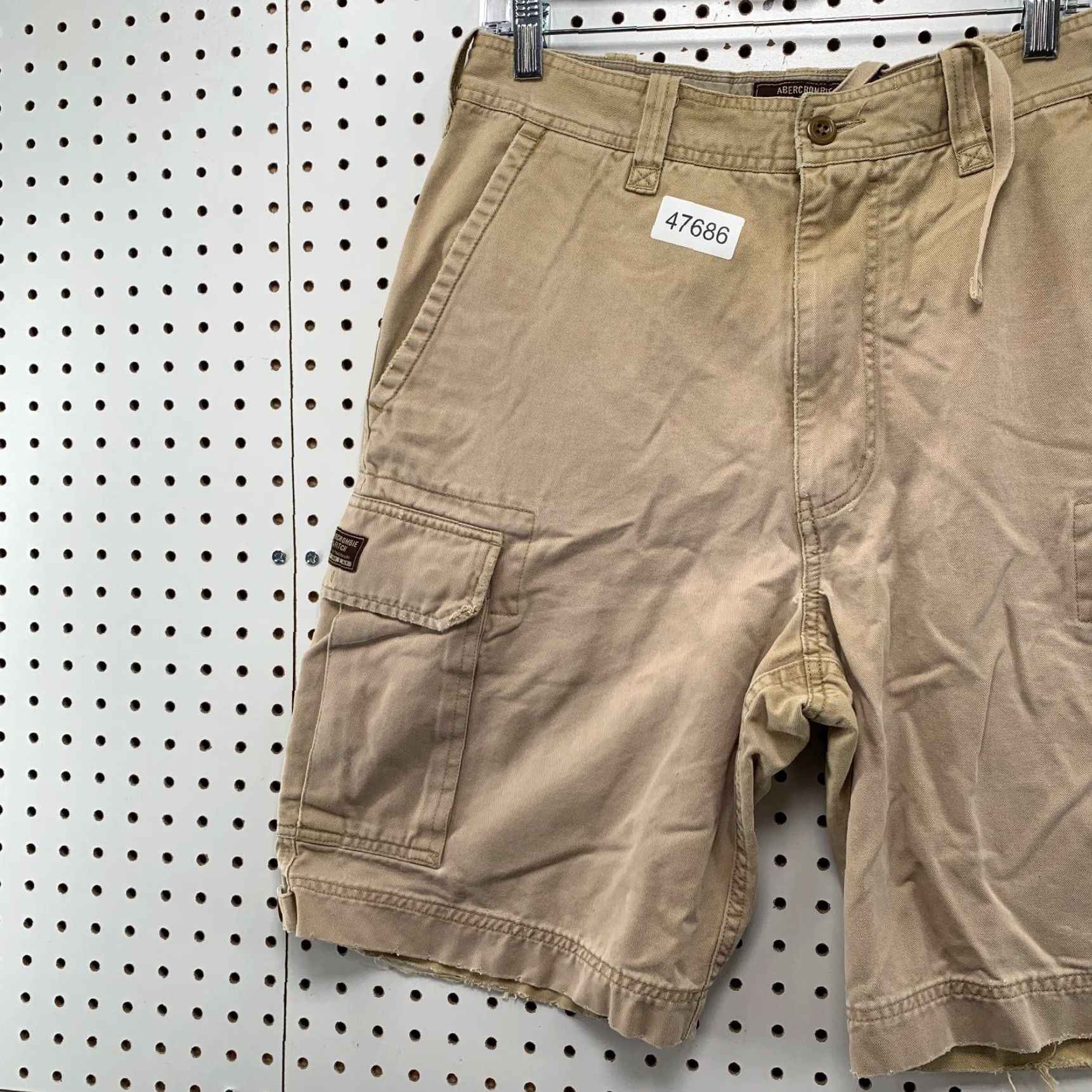 Abercrombie & Fitch VINTAGE Abercrombie & Fitch Military Cargo Shorts Mens 32 Khaki Outdoor 32x10 Size US 32 / EU 48 - 5 Thumbnail