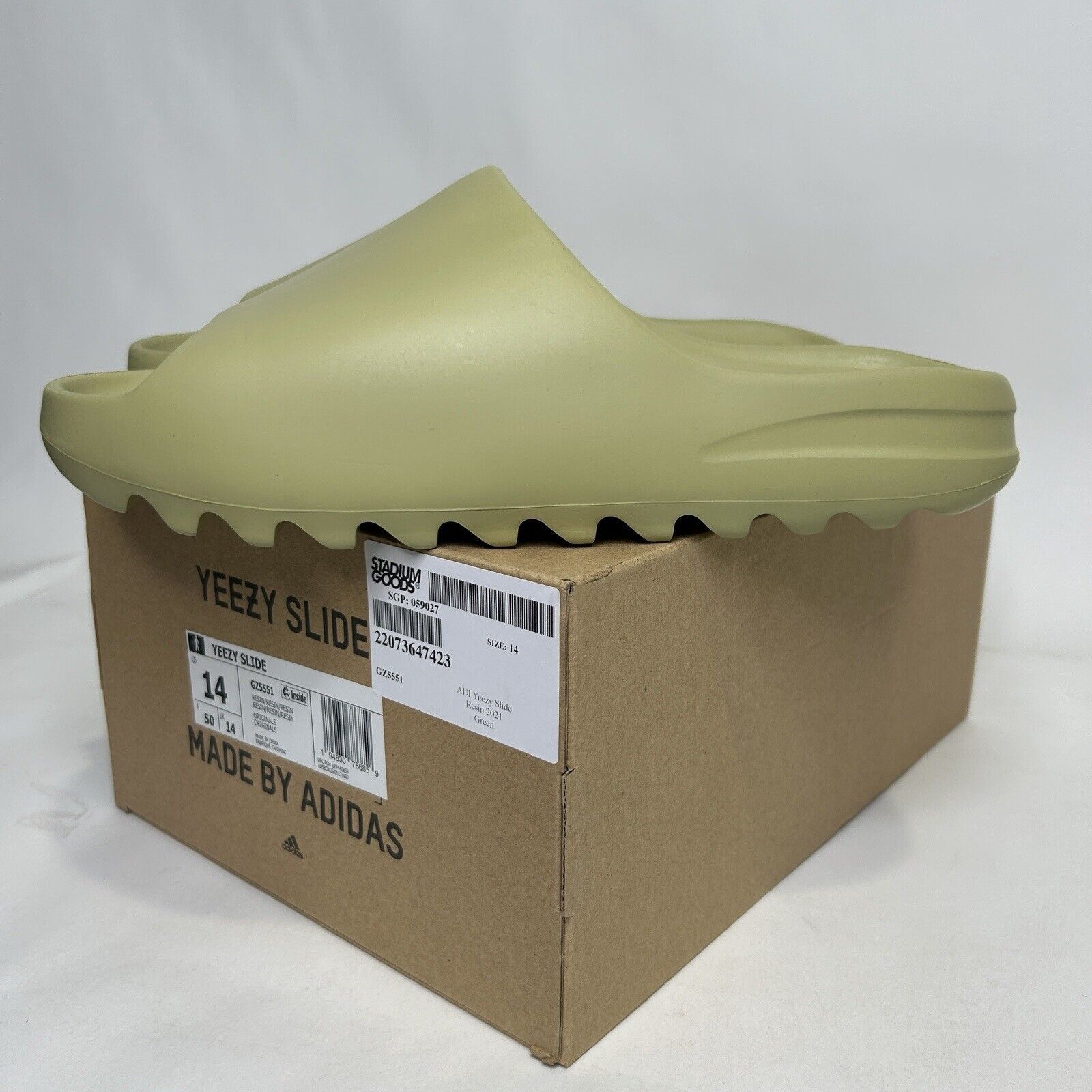 Adidas Adidas Yeezy Slide “Resin” 2024 Size US 14 / EU 47 - 1 Thumbnail