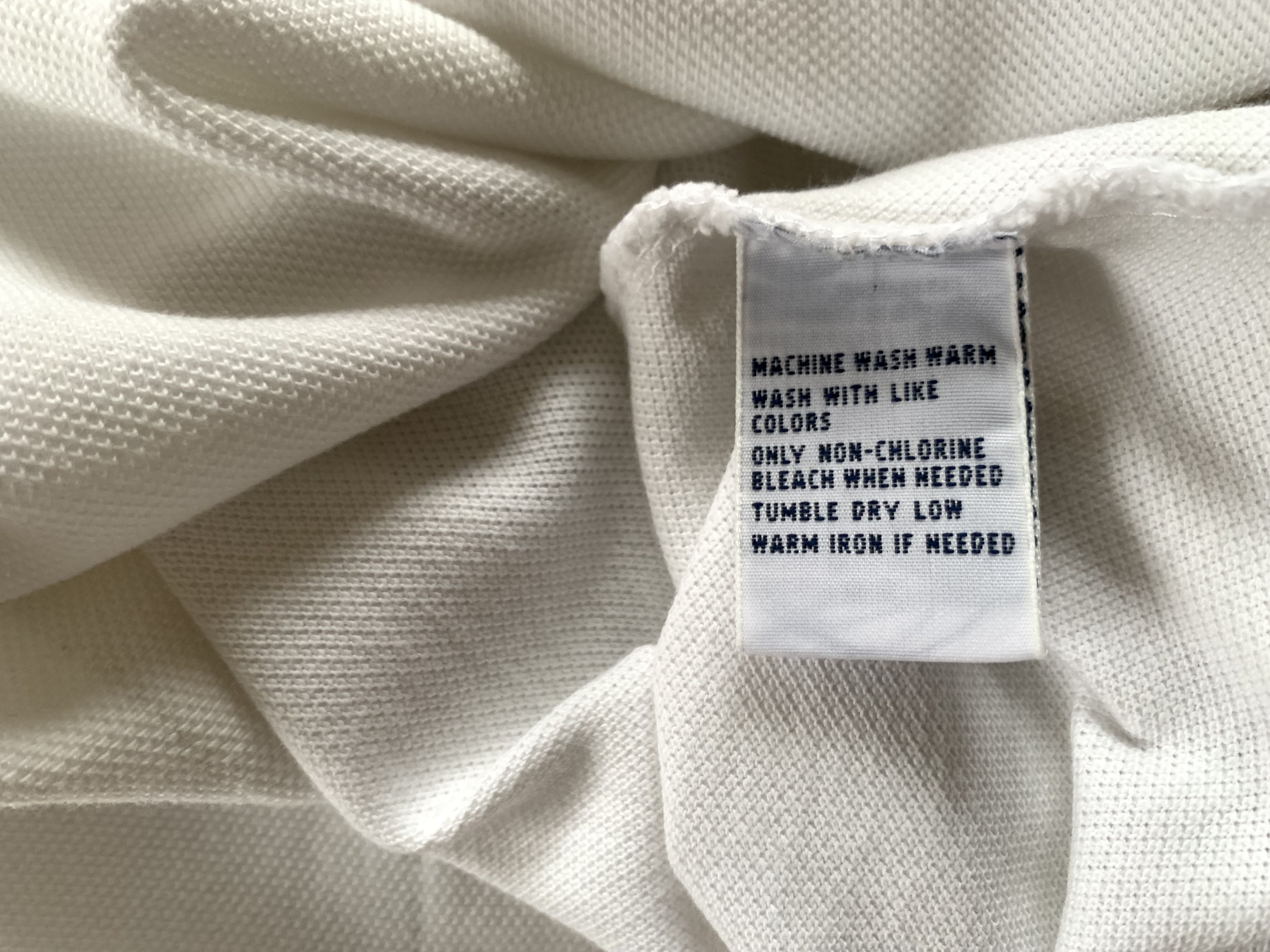 Polo Ralph Lauren Vintage Polo Ralph Lauren Cotton White Polo Size US XL / EU 56 / 4 - 8 Thumbnail