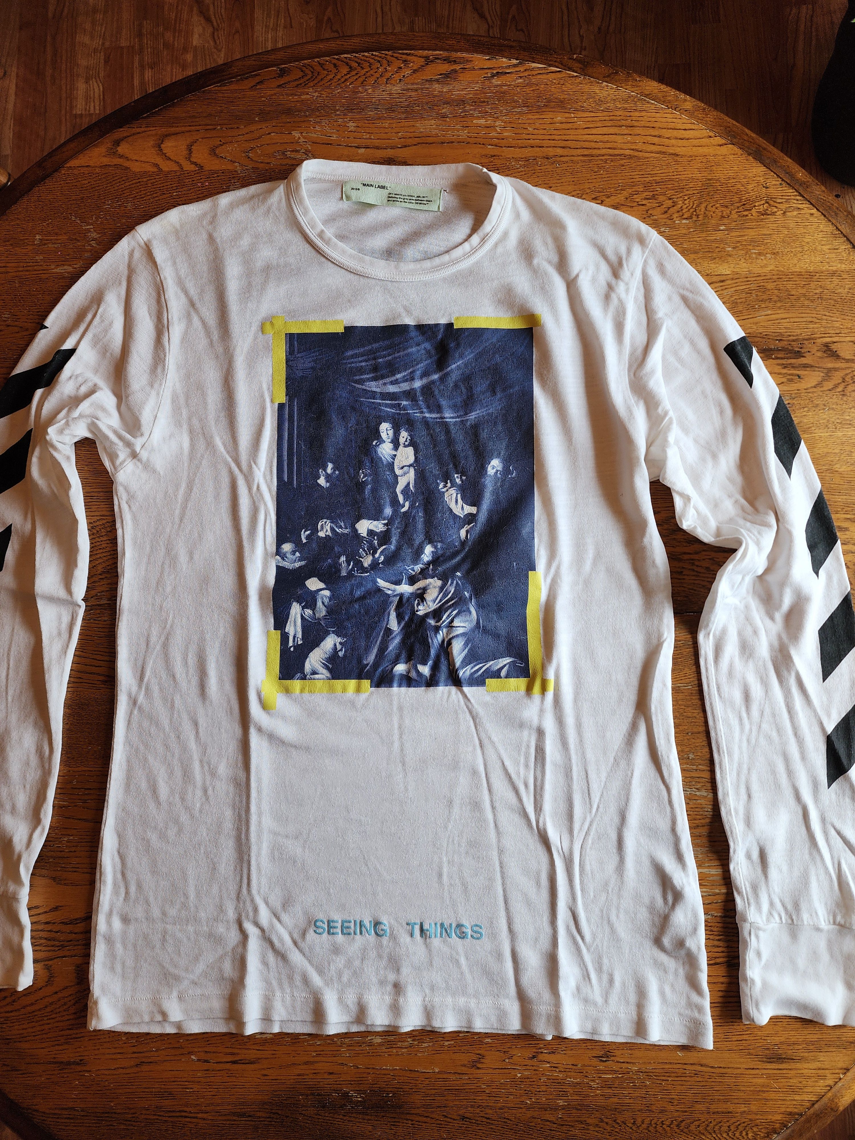 Off White Seeing Things Tee | Grailed