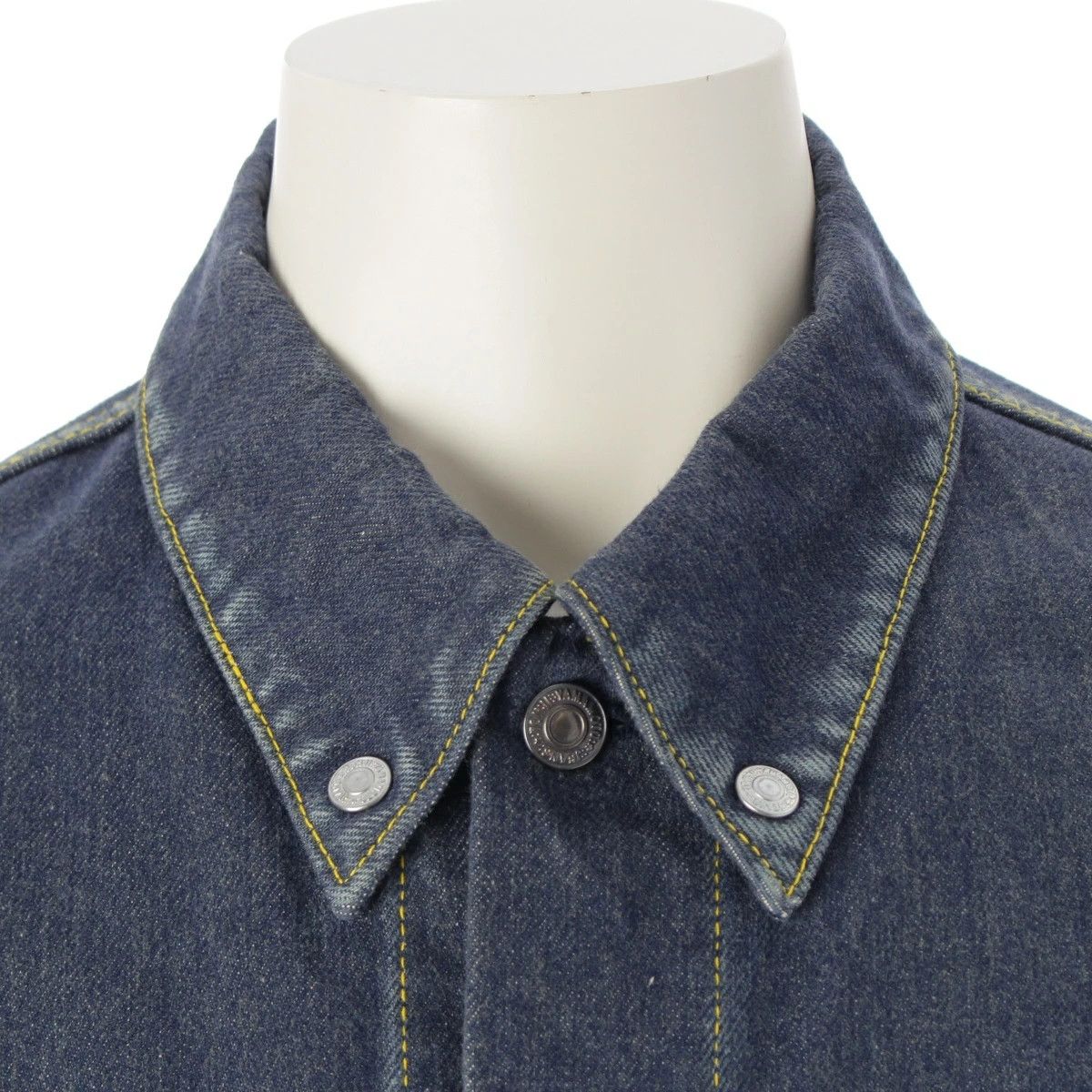 Yohji Yamamoto Yohji Yamamoto POUR HOMME 3rd Third Type Denim Jacket Size US XXL / EU 58 / 5 - 5 Thumbnail