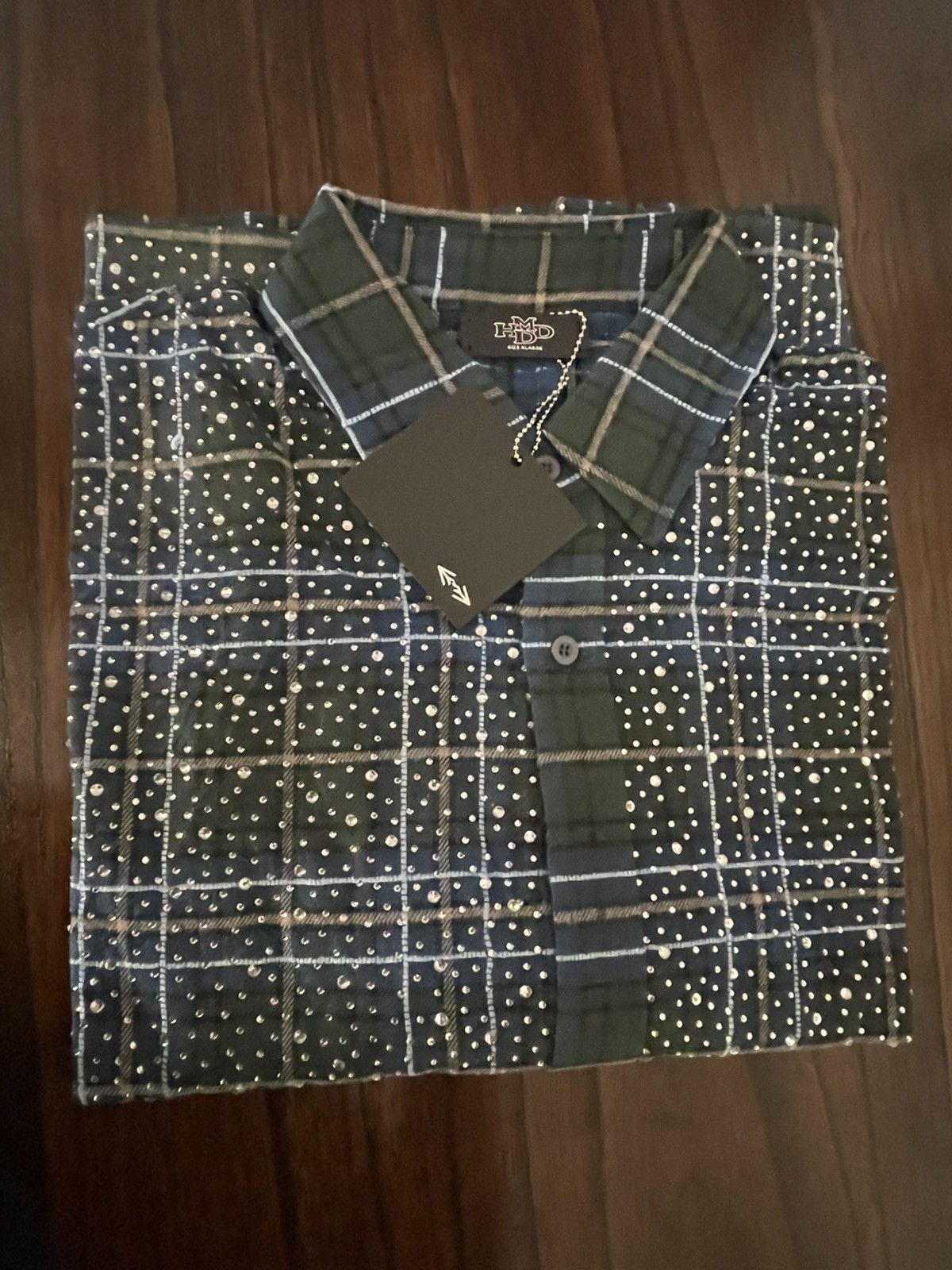 HMDD Hmdd green disco flannel / sunfaded flannel Size US XL / EU 56 / 4 - 3 Thumbnail