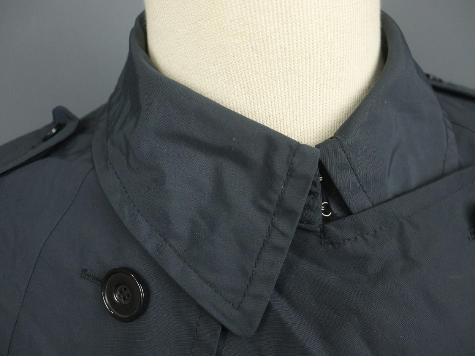 Aquascutum Aquascutum Gray Cotton Double Trench Coat Size 42R Size M / US 6-8 / IT 42-44 - 5 Thumbnail