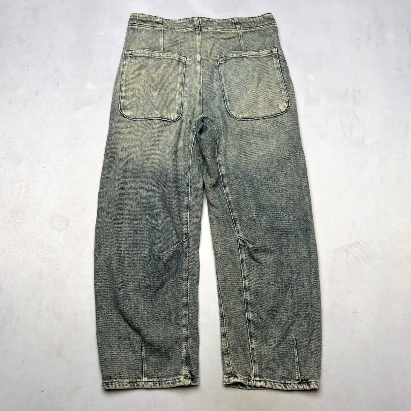 Vintage Free People We The Free Women's 30 Barrel Jeans Blue Boho Indie Size 30" / US 8 / IT 44 - 3 Thumbnail