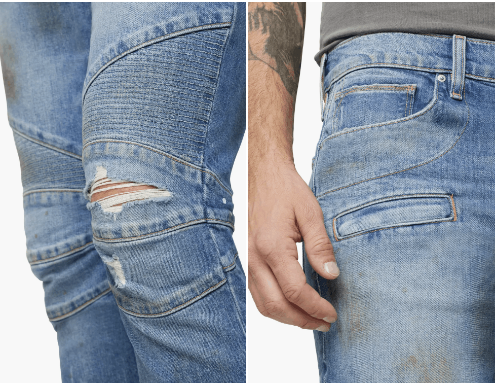 Hudson Hudson Denim Blinder Biker V2 Skinny Jeans Matador ( 33 ) Size US 33 - 2 Thumbnail
