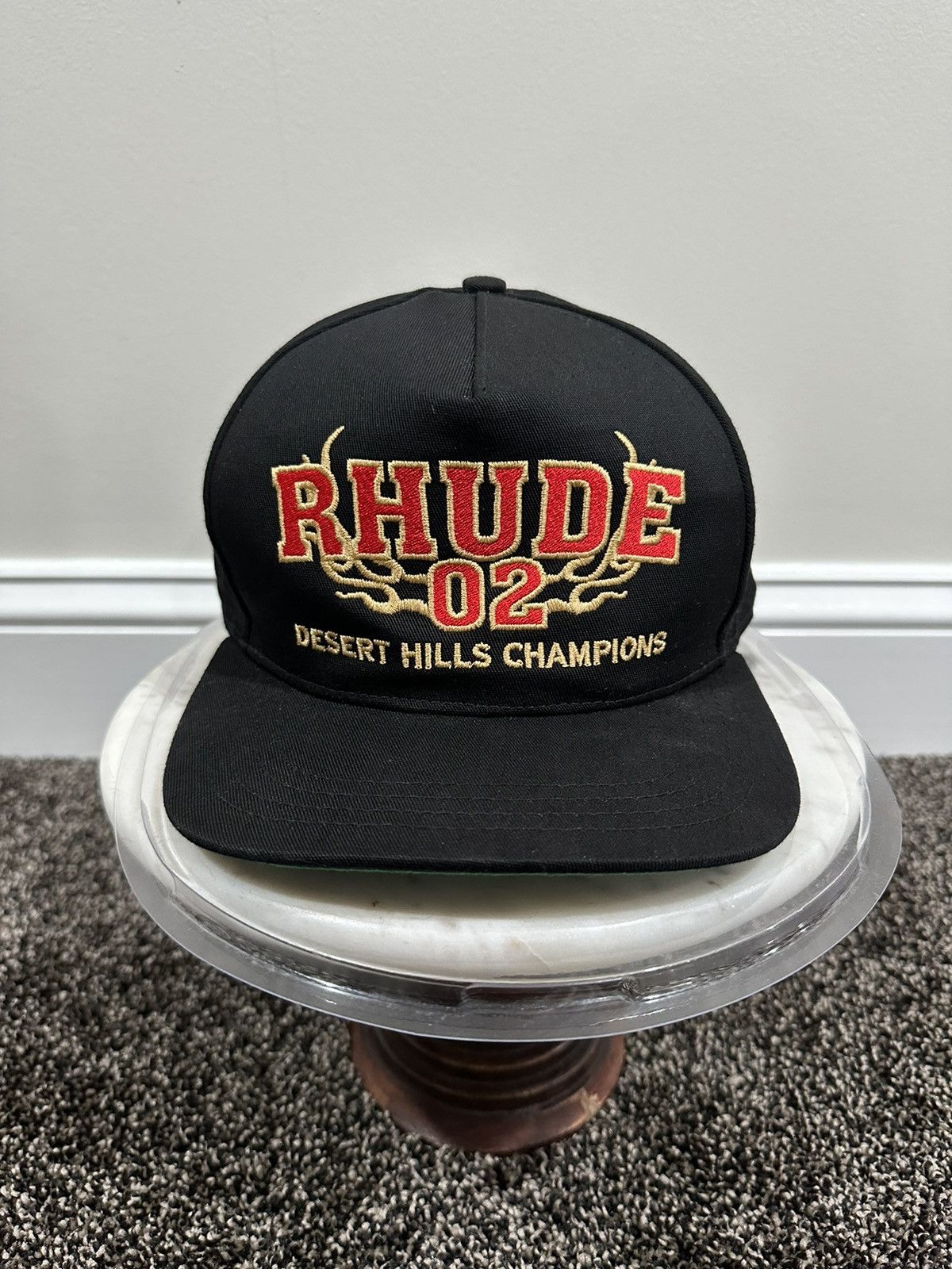 Rhude Rhude Desert Hills Champions Racing 02 Black / Red Hat Size ONE SIZE - 11 Thumbnail