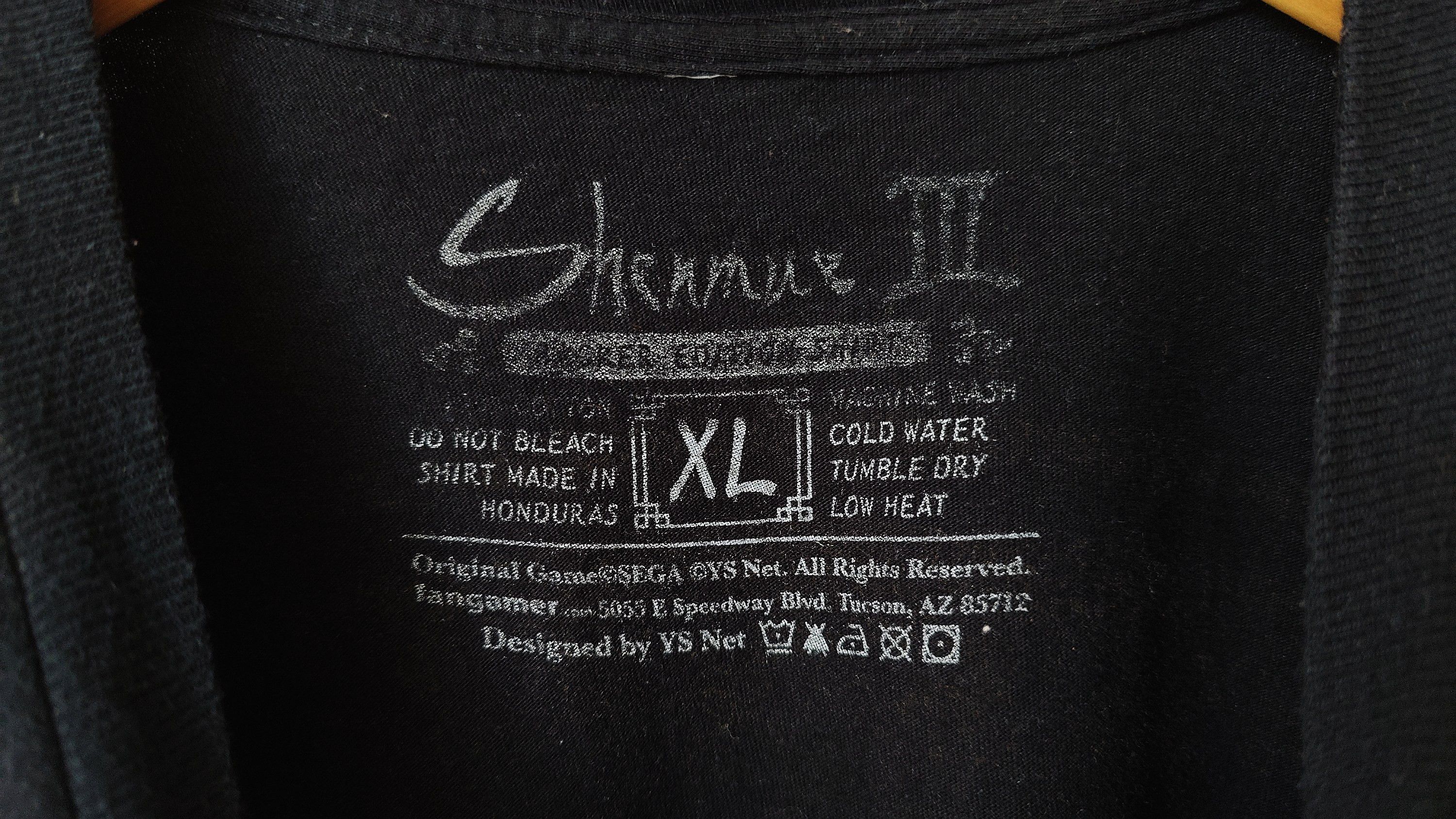 Japanese Brand RARE Shenmue III We Saved SEGA Japan Official Promo Tshirt Size US XL / EU 56 / 4 - 6 Thumbnail