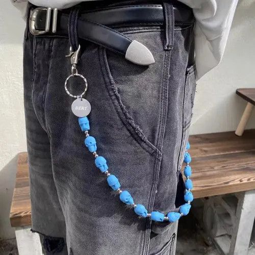 VIBE Blue Pants Chain/Wallet Chain Size ONE SIZE - 4 Thumbnail