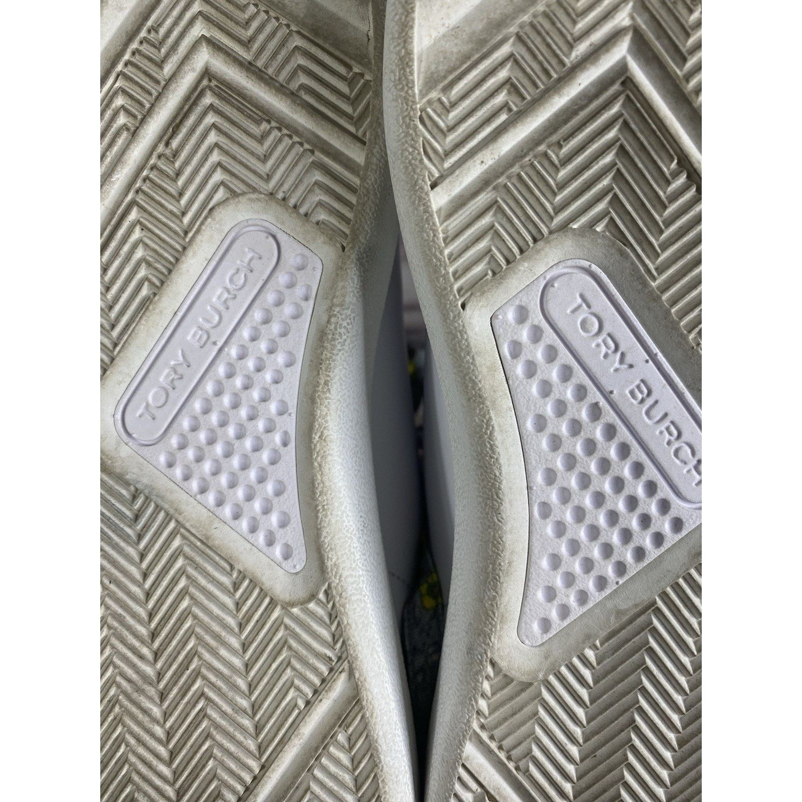 Tory Burch Tory Burch 82776 Howell Court Sneaker White Leather 7 Size US 7 / IT 37 - 9 Thumbnail