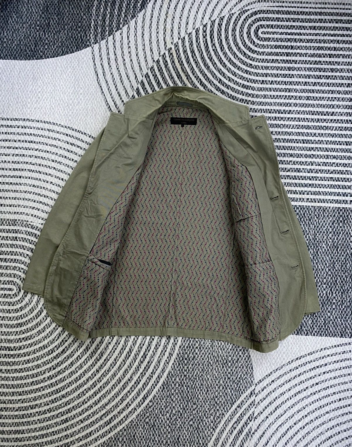 Comme des Garcons Homme 🔥Commes Des Garcons Homme Double Collar Jacket Size US M / EU 48-50 / 2 - 6 Thumbnail