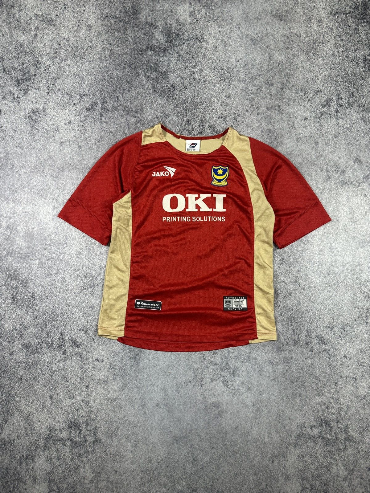 Vintage Vintage Jako Portsmouth 9 Mallory Soccer Jersey Rare L Size US L / EU 52-54 / 3 - 1 Thumbnail
