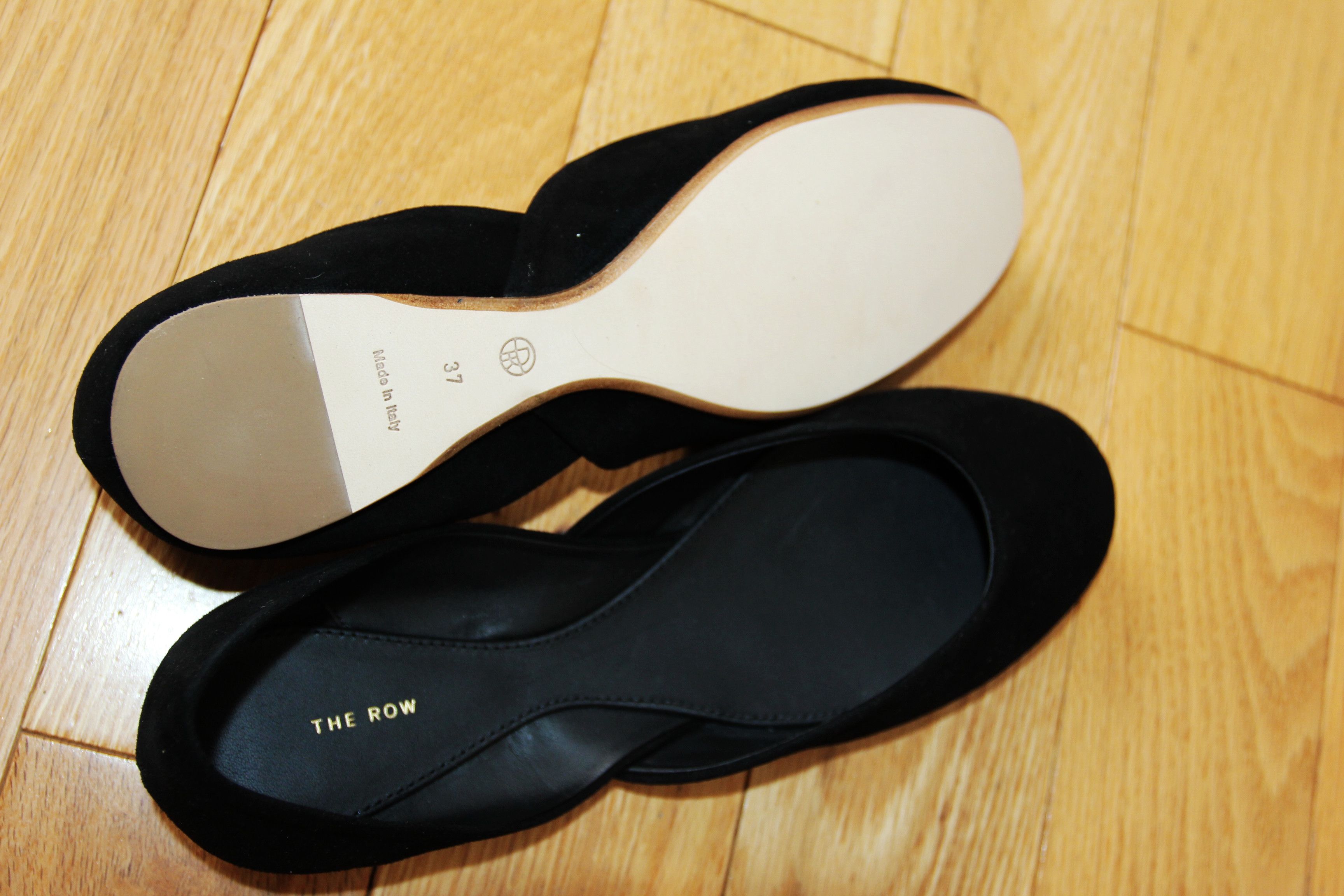 The Row BNWT AW24 THE ROW GEMMA SUEDE BALLET FLATS 37 Size US 7 / IT 37 - 6 Thumbnail