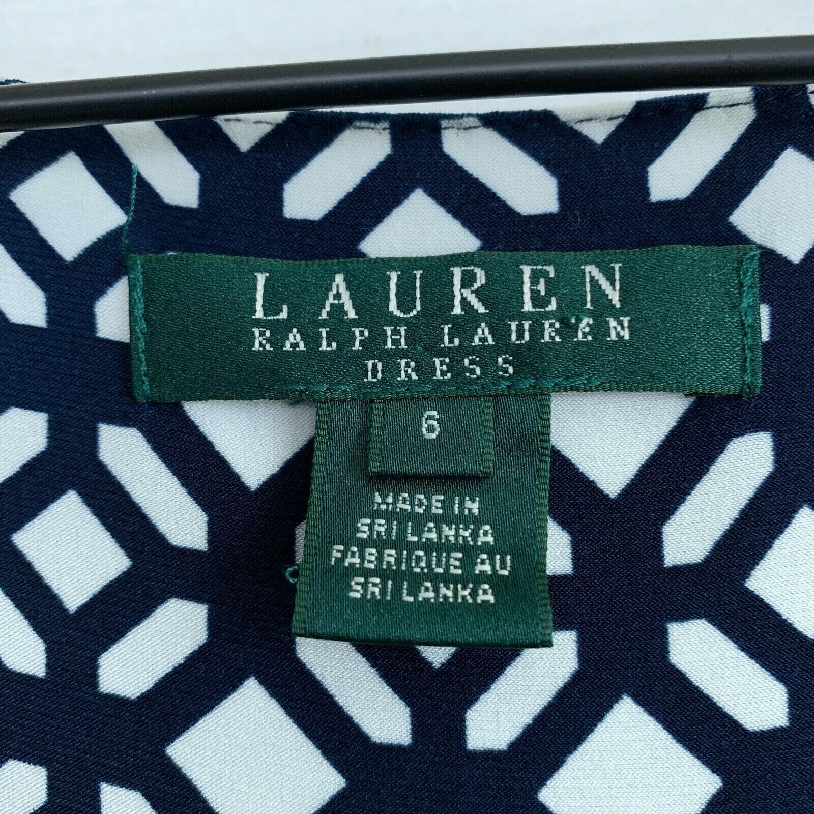 Lauren Ralph Lauren LRL Ralph Lauren Elsie Ruched Jersey Dress Womens 6 Size M / US 6-8 / IT 42-44 - 6 Thumbnail