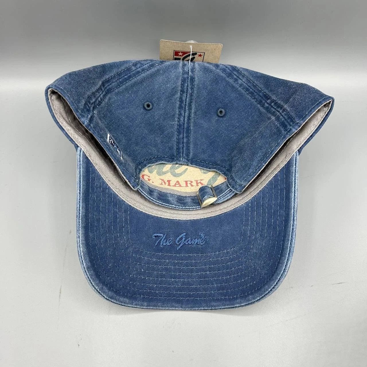 The Game Georgetown Hoyas Hat Men Blue Denim NCAA Strap Back Cotton Size ONE SIZE - 8 Thumbnail