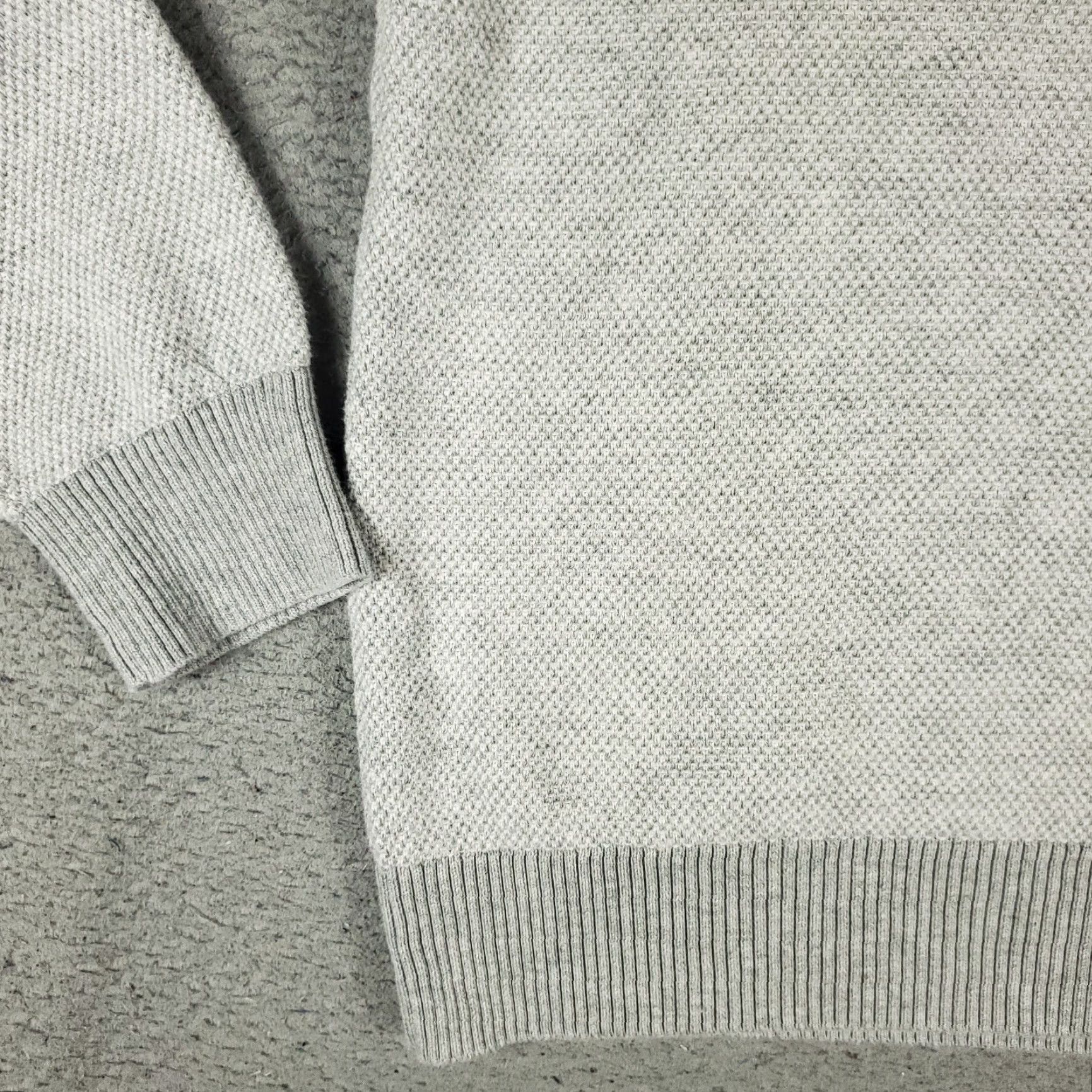 Brooks Brothers Brooks Brothers Sweater XL Gray Knit 1/4 Zip Pullover Mens Classic Casual Size US XL / EU 56 / 4 - 3 Thumbnail