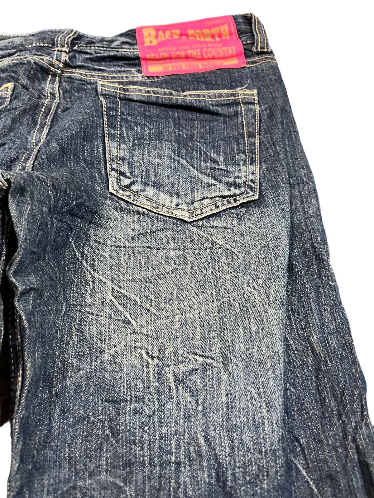 Japanese Brand × Vintage Vintage Japanese Brand Punk Embroidded Skull Denim Size US 31 - 8 Thumbnail