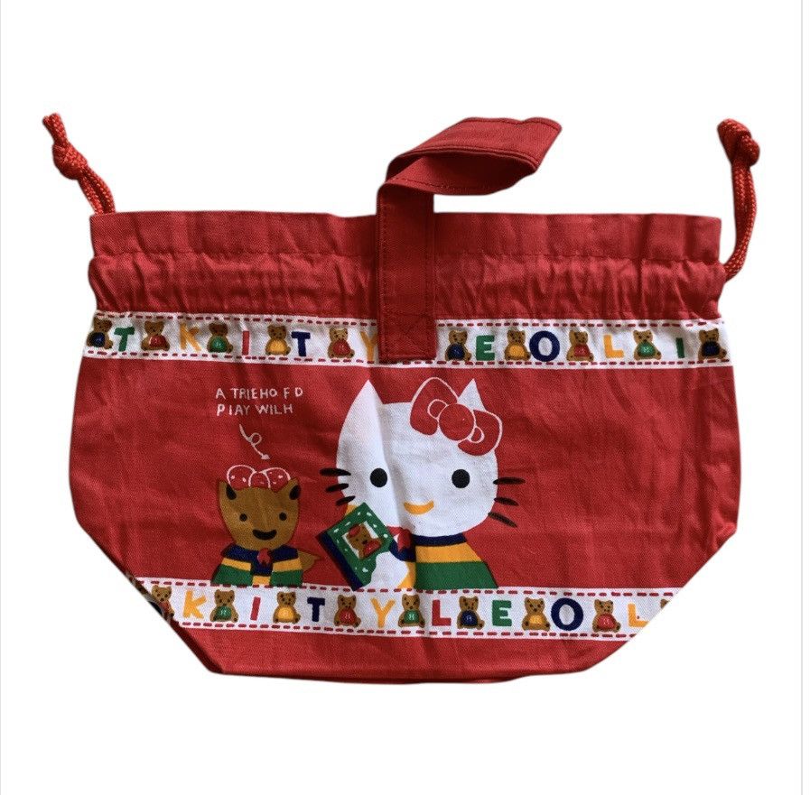 Vintage Vintage Thrifted Japanese Hello Kitty 90s Cotton Minibag Size ONE SIZE - 1 Thumbnail