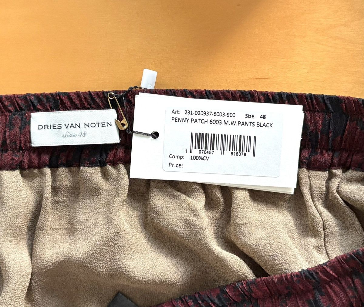 Dries Van Noten 23ss Penny Patch semi sheer leopard floral lounge trousers Size US 32 / EU 48 - 7 Thumbnail