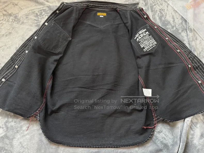 Iron Heart Iron Heart Heavyweight 12oz black dyed Wabash retro wester Size US M / EU 48-50 / 2 - 4 Thumbnail