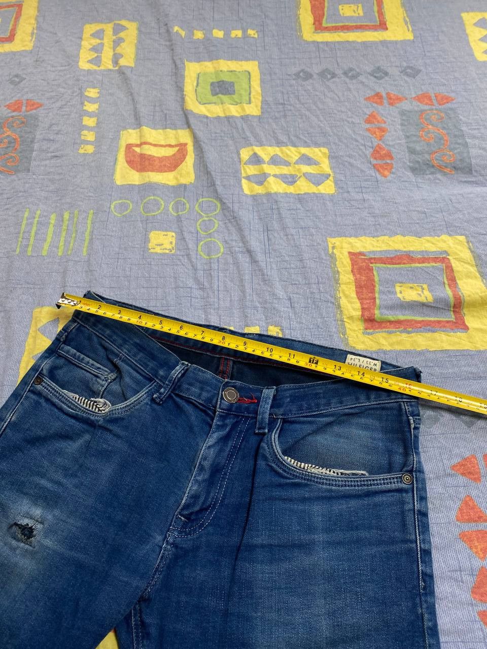 Tommy Hilfiger Y2k distressed Tommy Hilfiger jeans Size US 33 - 13 Thumbnail