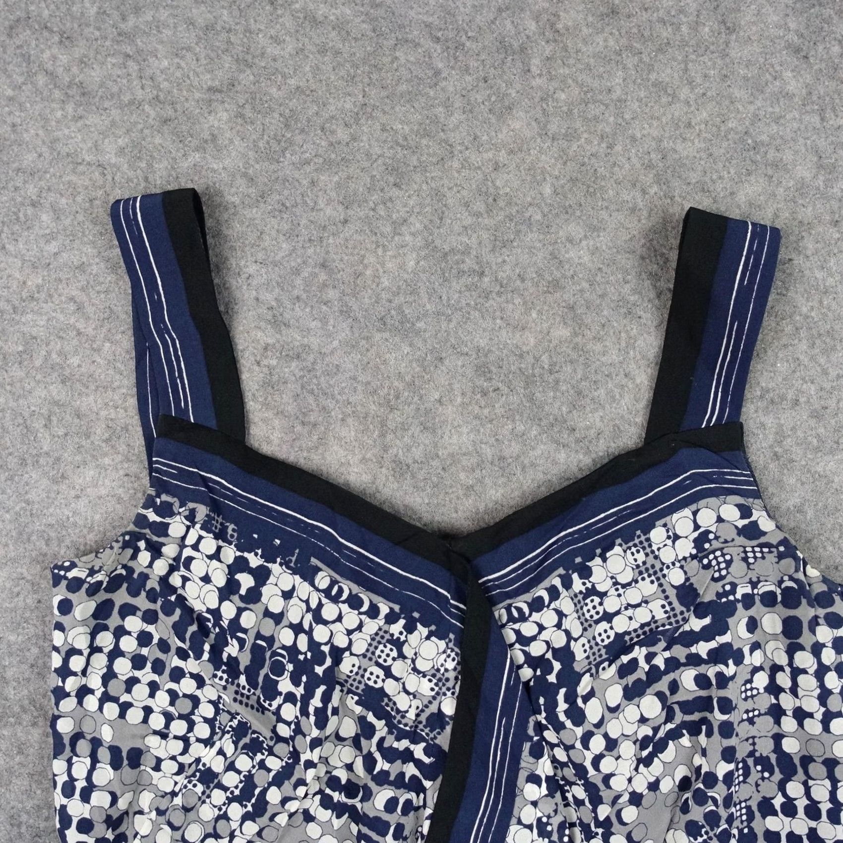 Vintage VINTAGE Classiques Entier Tank Top Womens XS Blue Silk Polka Dot Camisole Lined Size XS / US 0-2 / IT 36-38 - 2 Thumbnail