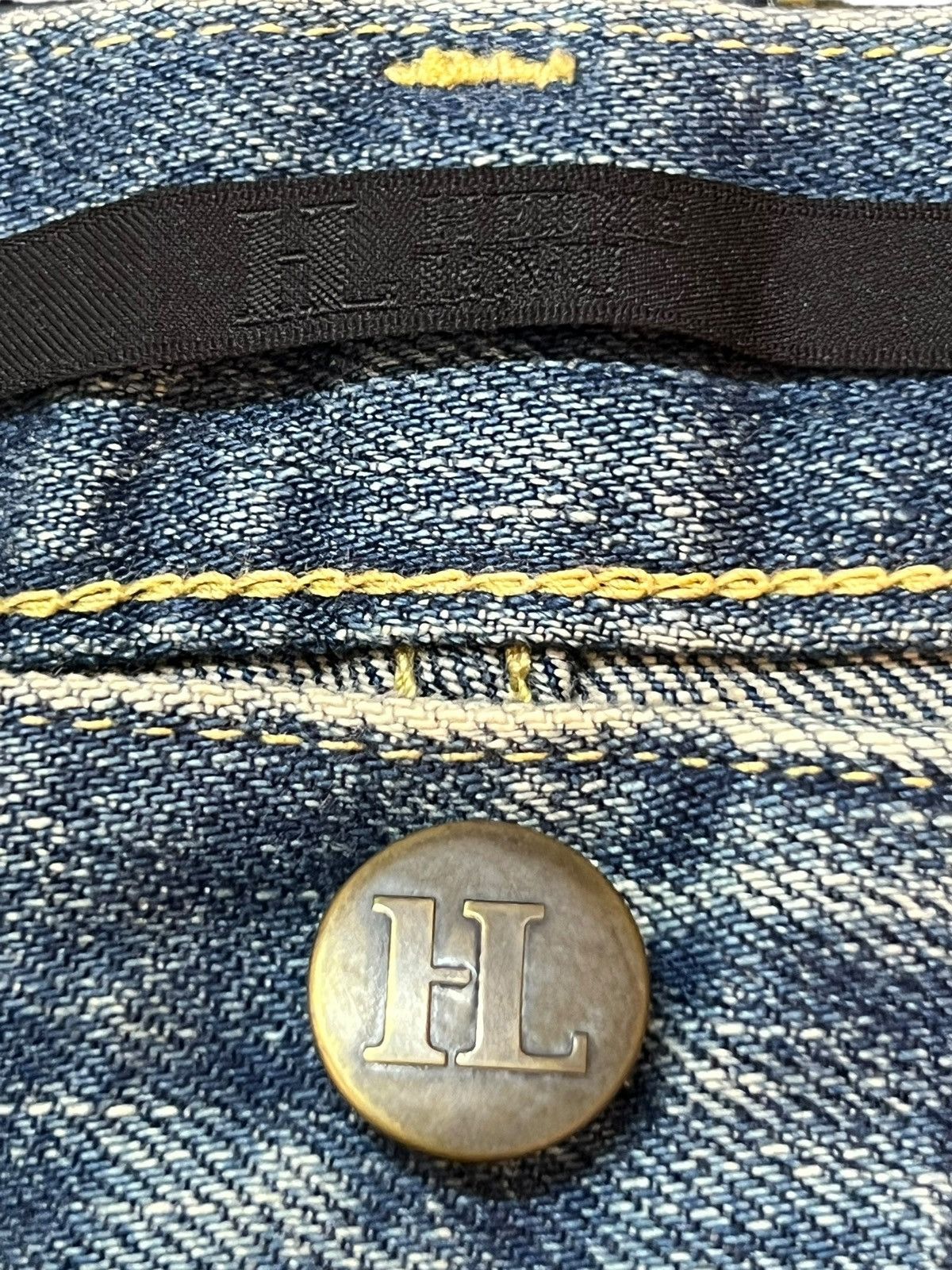 Japanese Brand Vintage HL Heddie Lovu Over Distressed Mad Punk Skinny Jeans Size US 33 - 16 Thumbnail