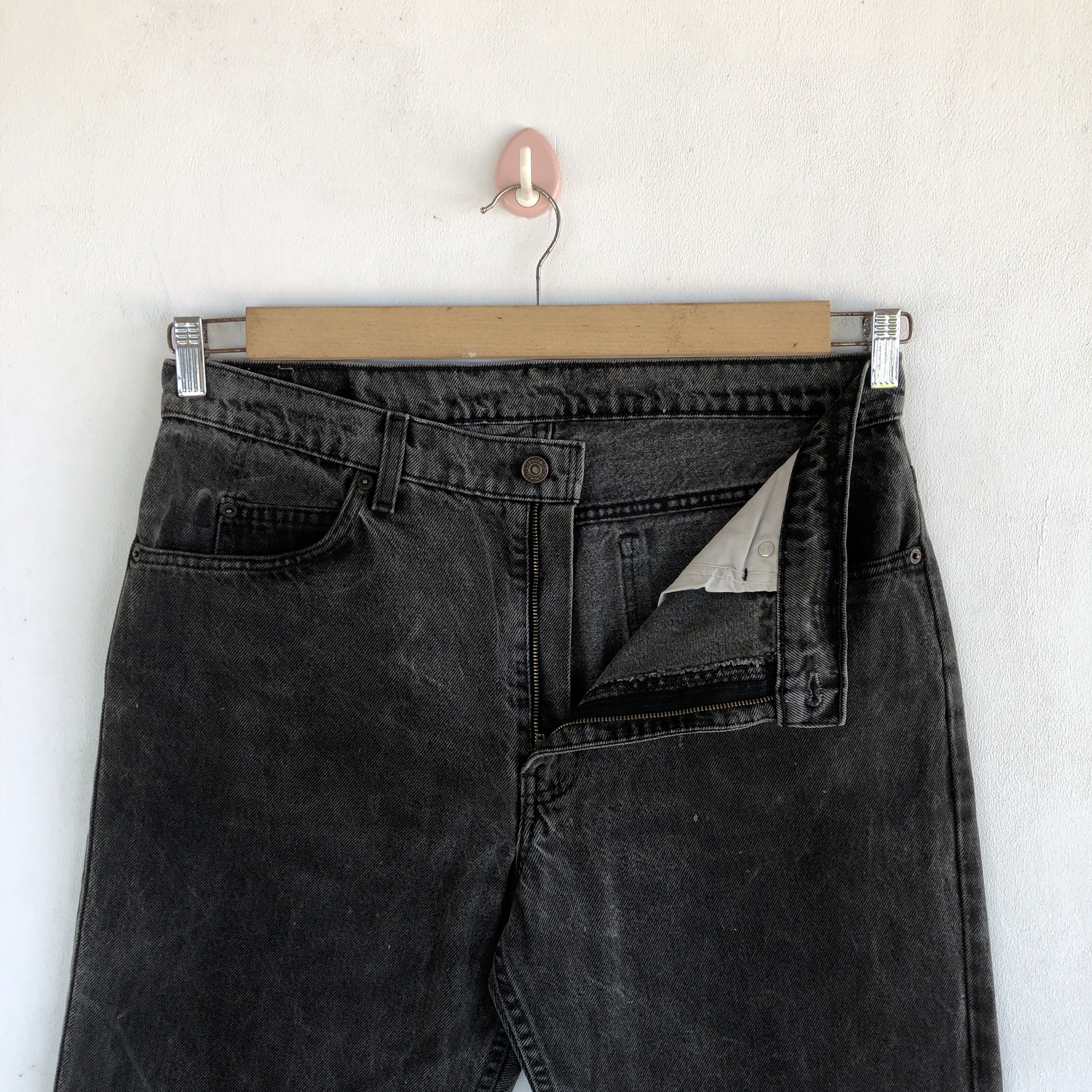 Levi's Vintage Levi's 604 Jeans Faded Black Orange Tab Denim Pants Size US 38 / EU 54 - 6 Thumbnail