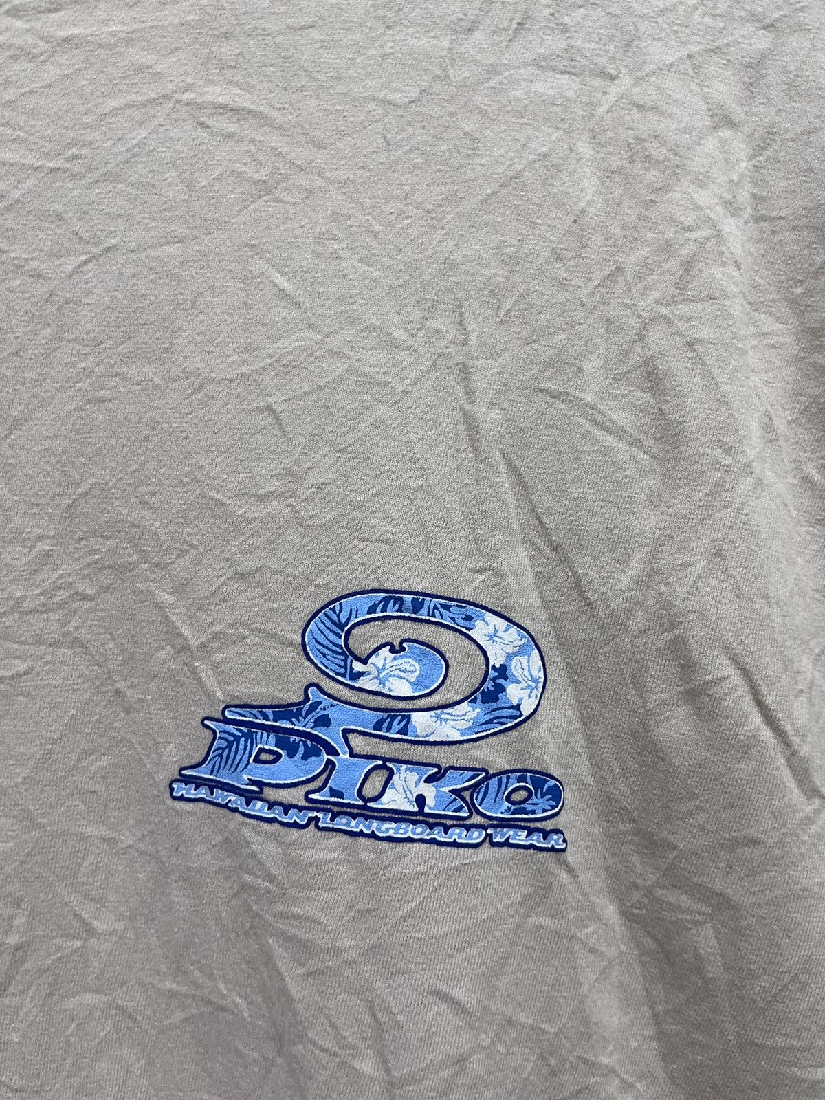 Japanese Brand × Vintage 90’s PIKO RARE SURF HAWAIIAN LONGBOARD WEAR TEE Y2K Size US L / EU 52-54 / 3 - 4 Thumbnail