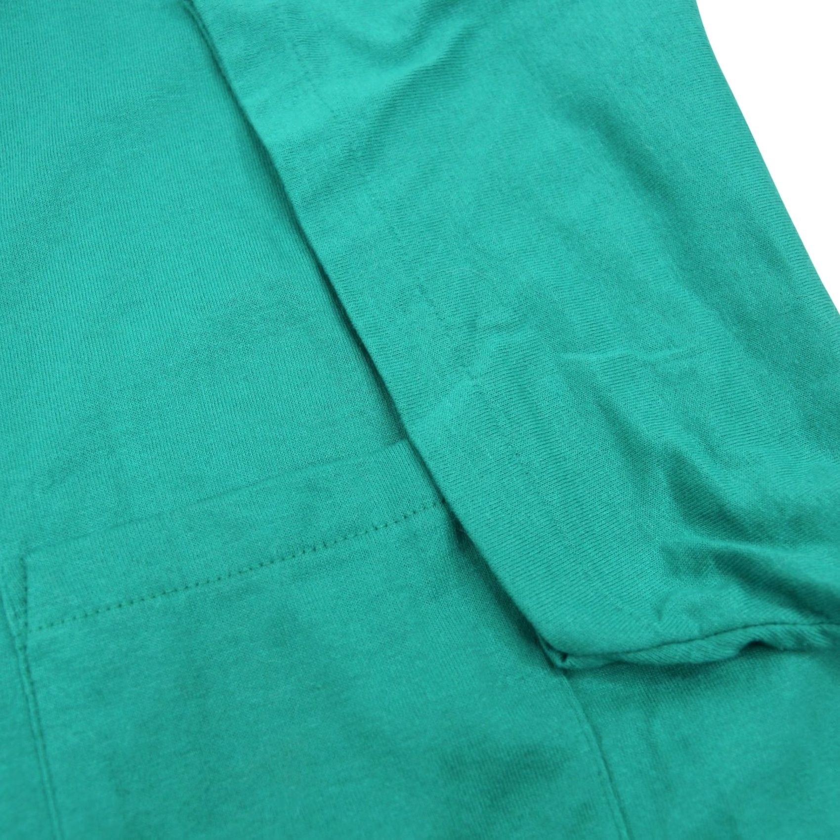 Vintage VINTAGE Roebucks Mens XL Single Stitch Pocket T shirt Teal 50/50 Cotton Poly Roebucks Mens XL Pocket T shirt Size US XL / EU 56 / 4 - 3 Thumbnail