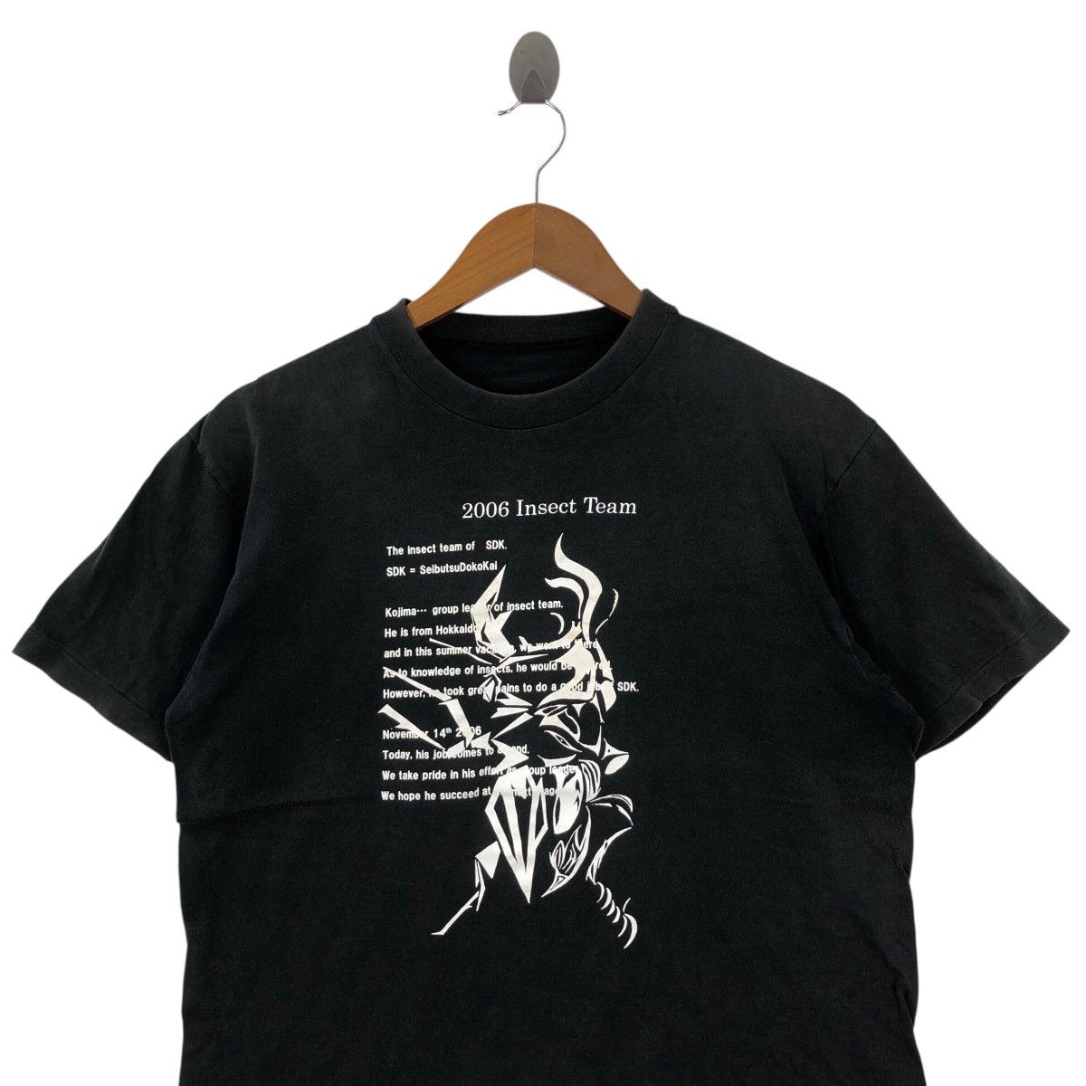 Japanese Brand 2006 Insect Team Seibutsu Dokokai T-Shirt Japanese Ant Image Size US M / EU 48-50 / 2 - 2 Thumbnail
