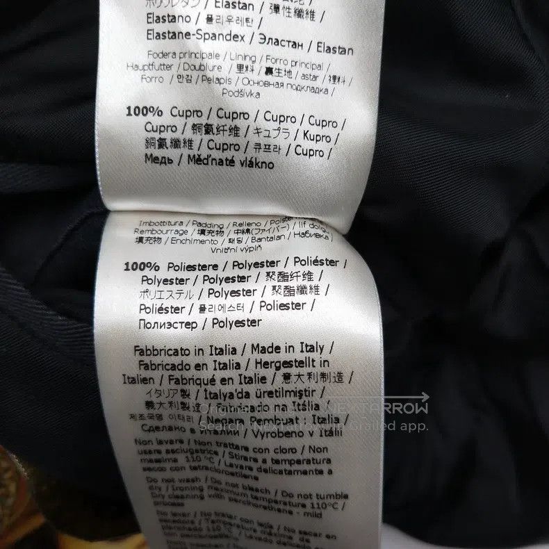 Fendi Fendi Men's coat with black and gold baroque print design, Size US S / EU 44-46 / 1 - 9 Thumbnail