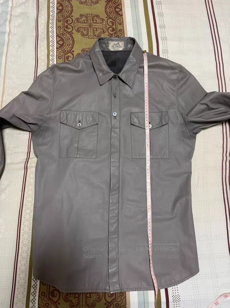 Hermes Hermes Leather Jacket Coat Size US M / EU 48-50 / 2 - 5 Thumbnail